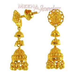 Gold Earrings Designs N2