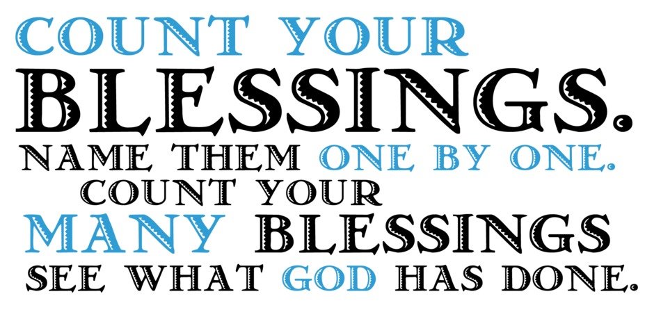 caption picture count your blessings