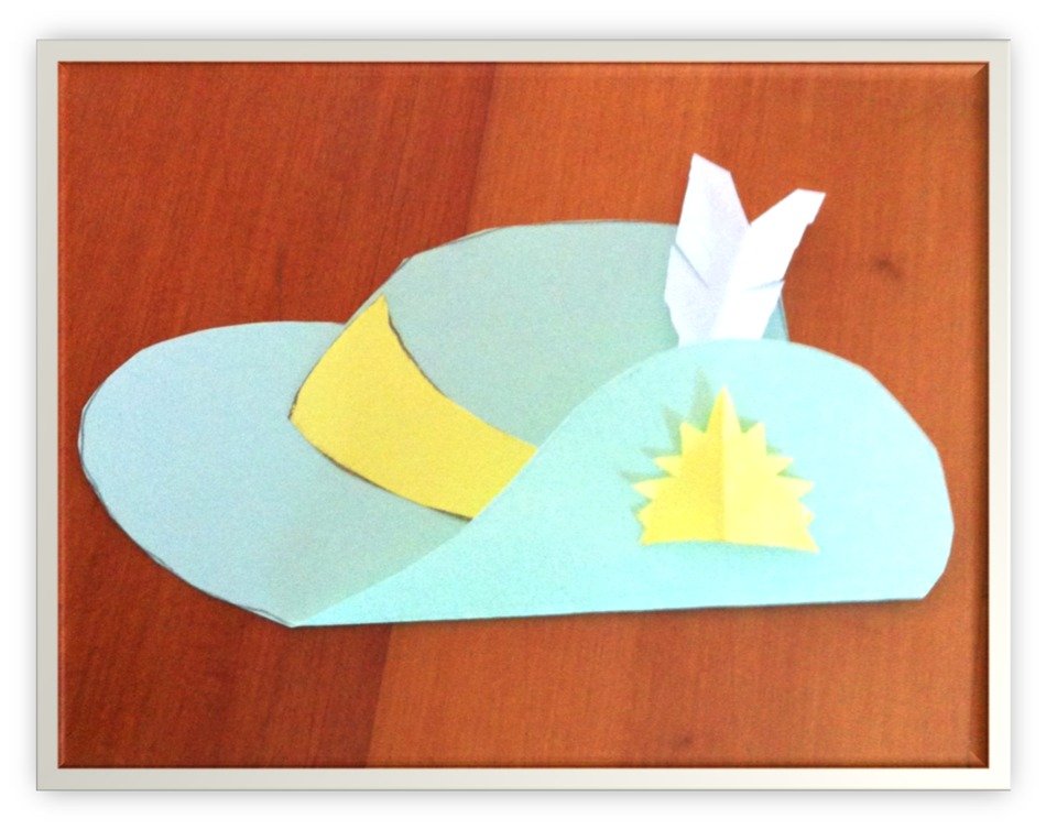 Hat Day Craft drawing