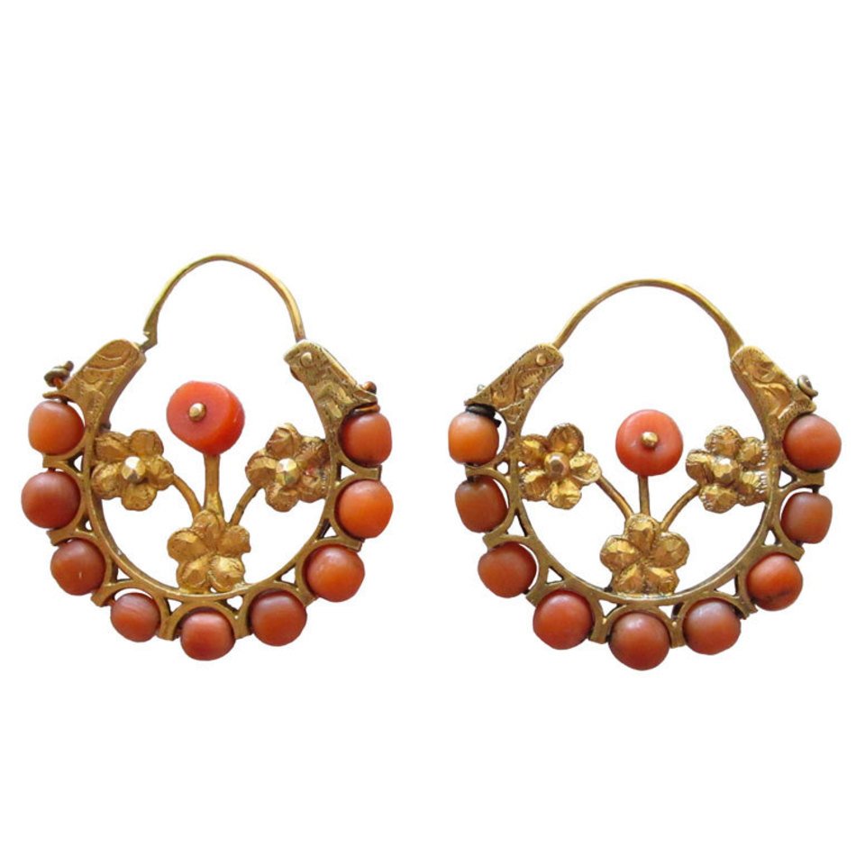 Antique Gold Earrings