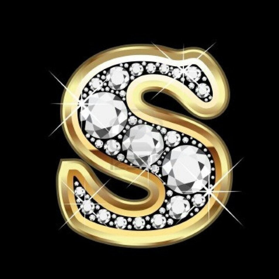 Gold Letter S