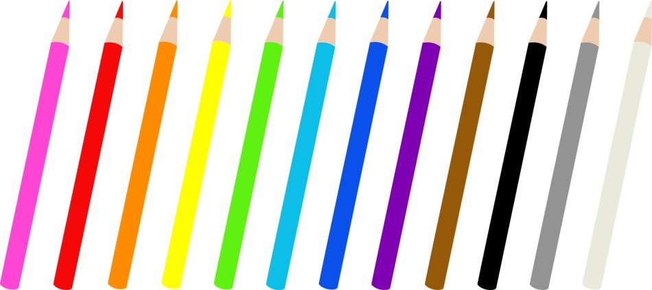 İllustration of the Colored Pencils