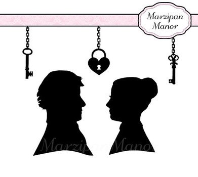 Victorian Woman Silhouette Clip Art N8