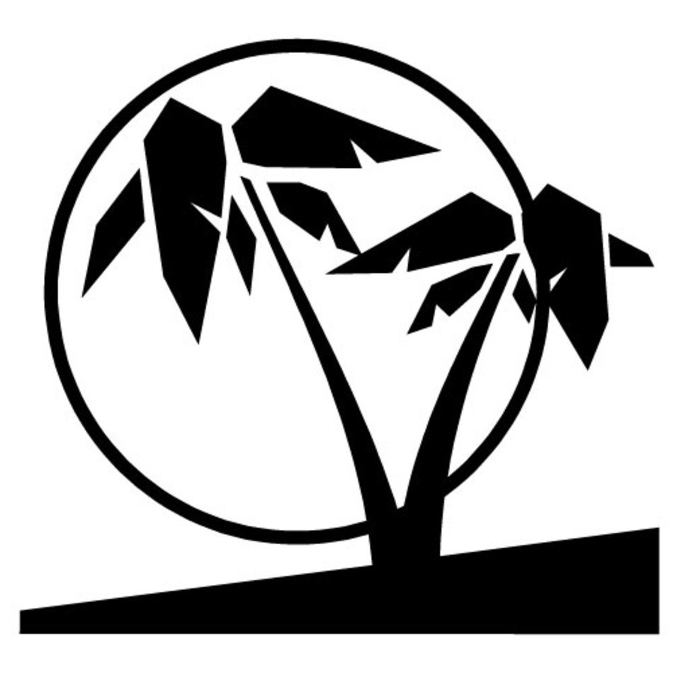 Beach Palm Tree Clip Art N40