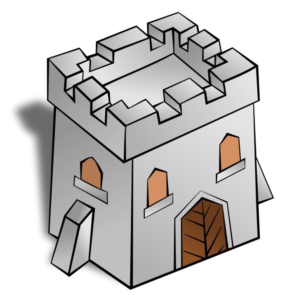 Castle Tower Clip Art N10