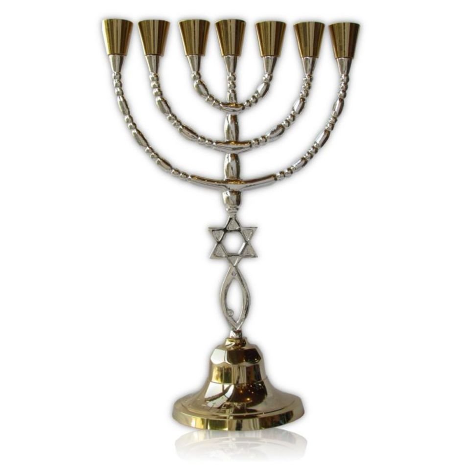 golden religious candelabrum