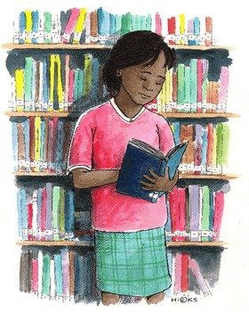 School Library Clip Art N11