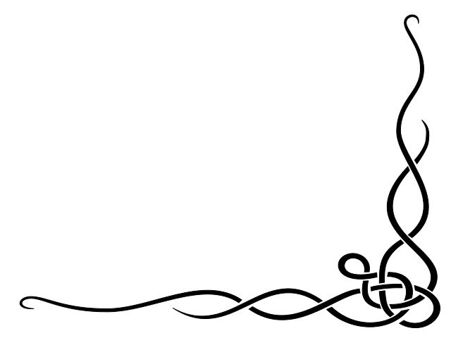 Black Swirl Clip Art N9