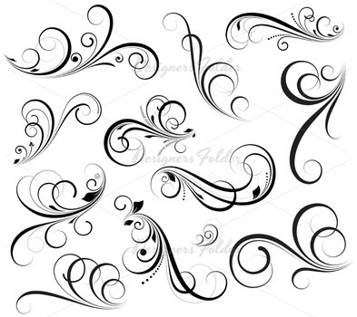 Vector Art Swirls