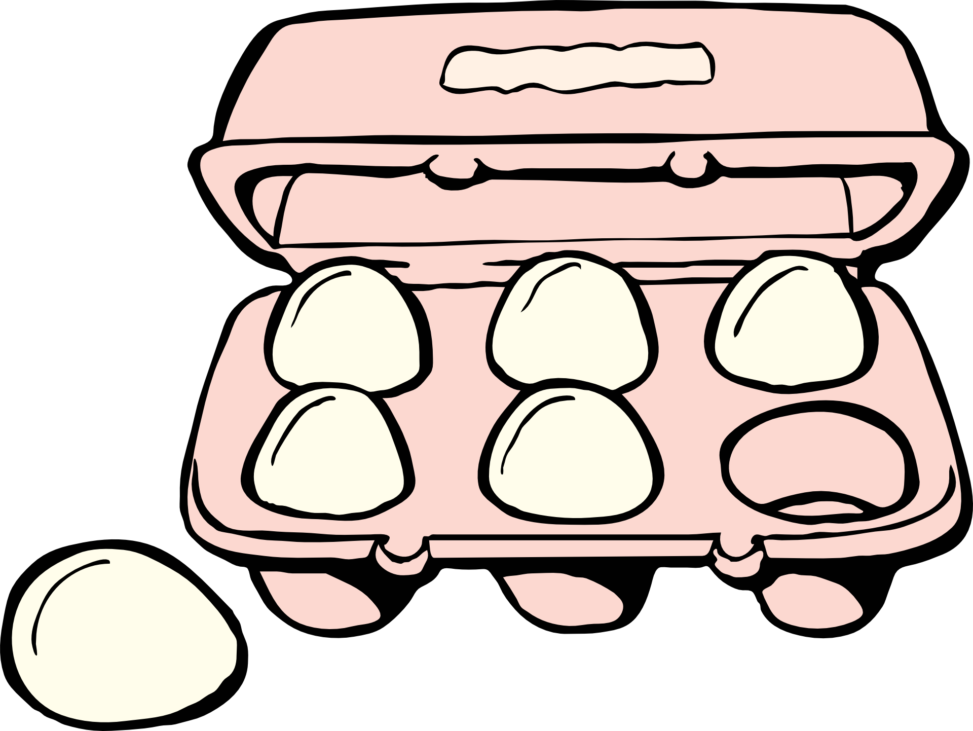 Egg carton box drawing free image download