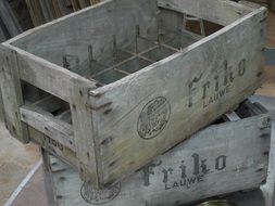 wooden boxes for food storage