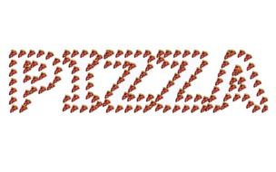 pizza text drawing