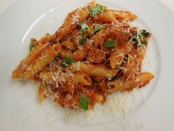 tomato paste with basil and parmesan