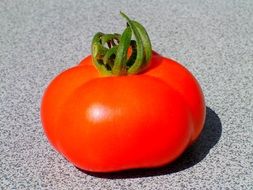 photo of the red tomato