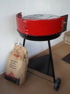 Kit for barbecue grill charcoal grill sausage