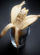 banana monster in glass