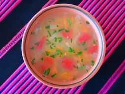 Peruvian quinoa soup