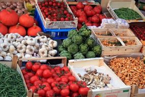 vegetable stall