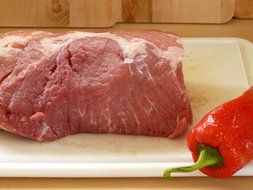 pork and red pepper