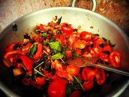 fried red tomatoes