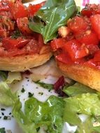 tomato bruschettas