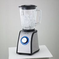 blender with ice cubes