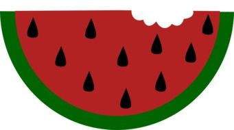 graphic image of a watermelon slice