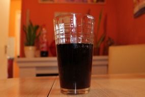 a glass of cola