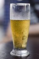 glass of cold beer