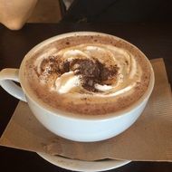 sweet hot chocolate drink