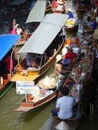 floating market in Thailand