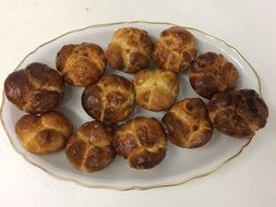 homemade cookies on a plate