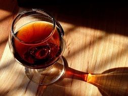 port wine in glass