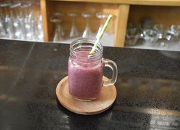 vegan purple smoothie