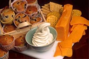snacks cheese crackers