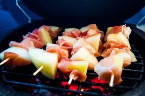 grilled shashlik