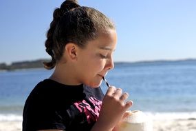 coconut summer drink