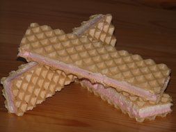 waffles with filling