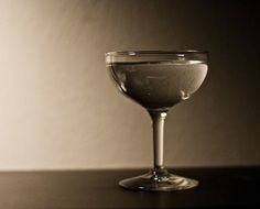 glass with clear water