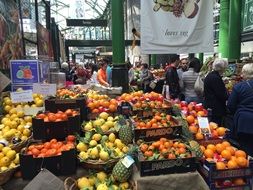 fruit stall in london market