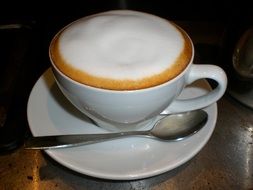 cup of classic cappuccino