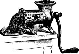 vintage meat chopper