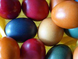 easter eggs paint food