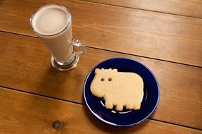 Coffee and biscuit for the breakfast