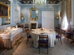 dining room in the Baroque style