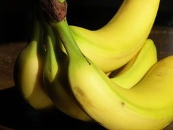 background with yellow bananas