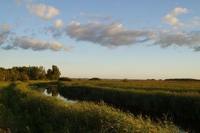 silent idyllic landscape