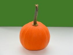 ripe orange autumn pumpkin for healthy food