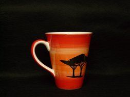 africa landscape tea mug