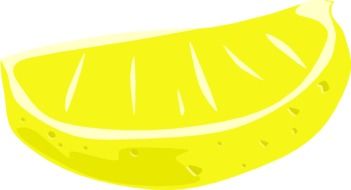 Bright lemon drawing